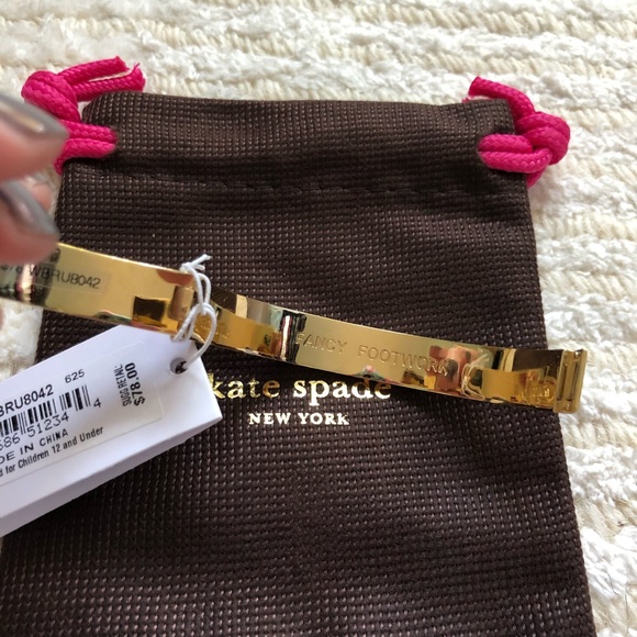 NWT Kate Spade “It Takes Two” idiom bangle - Picture 6 of 6